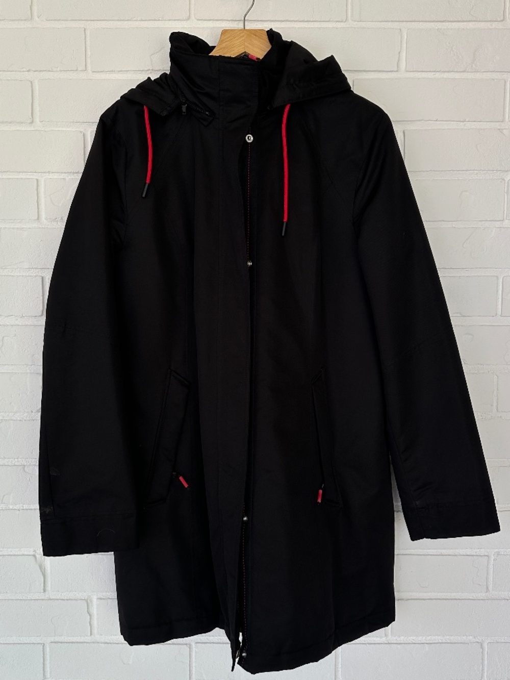 HALITECH Women's Weather Resistant Polyester Jacket with Hood Size XL